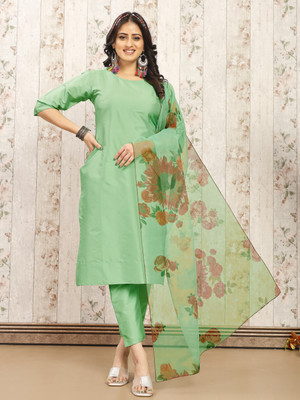 ZIVETI FASHION Women Kurti Pant Dupatta Set