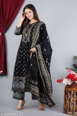 Bairaj Women Kurta Pant Dupatta Set