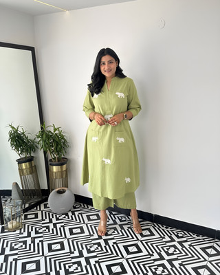 ANIRAV Women Kurta Pant Set