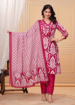 Jaipur Sarai Women Kurta Pant Dupatta Set
