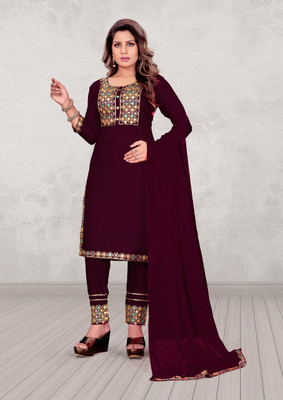 VAANSH CREATION Women Kurti Pyjama Dupatta Set