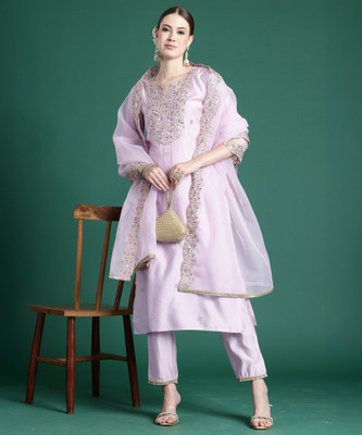 Indo Era Women Kurta Pant Dupatta Set