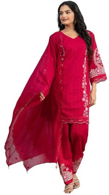 Varamya Women Kurta Pant Dupatta Set
