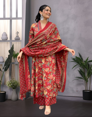 Priyashi Women Kurta Palazzo Dupatta Set