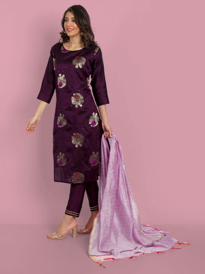 PPTOSS Women Kurti Pant Dupatta Set