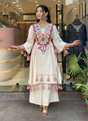 ASFashion Women Kurta Dhoti Pant Set