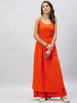 InWeave Women Kurta Palazzo Set
