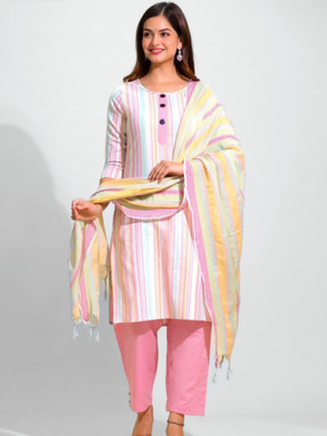 ZR Clothes Printed Kurta, Trouser/Pant & Dupatta Set