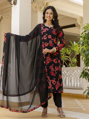 NAVLIK Women Kurti Pant Dupatta Set