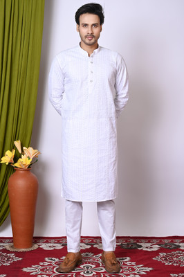 NFC CREATION Men Kurta Pyjama Set