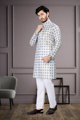 FABWAX Men Kurta Pyjama Set