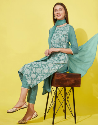 Skylee Women Kurta Pant Dupatta Set