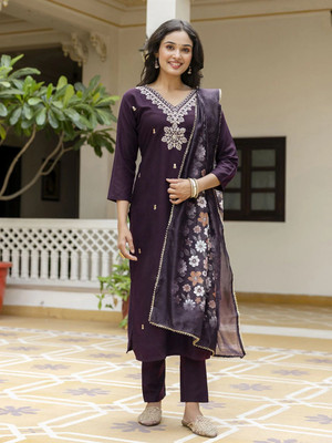 NAVLIK Women Kurta Pant Dupatta Set