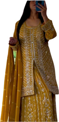 NIDHI'S FASHION Women Ethnic Top Palazzo Dupatta Set