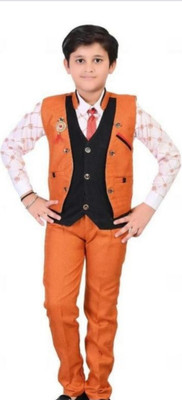 Spng Men Shirt Pant Ethnic Jacket Set