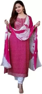 anay fashion Women Kurta Pant Dupatta Set