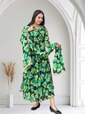 SHISHKALA Women Kurta Dupatta Set