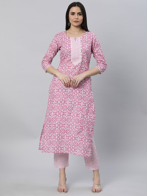 SATVASHIV Women Kurti Pant Set