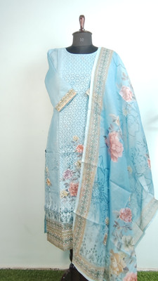 Shripali Collections Women Kurta Pant Dupatta Set