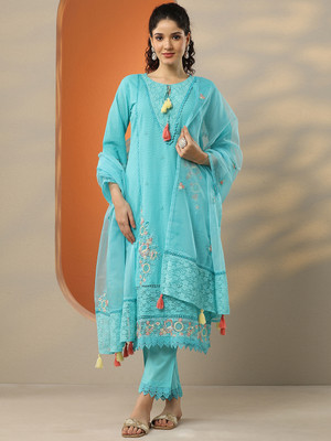 LIBAS Women Kurta Pant Dupatta Set
