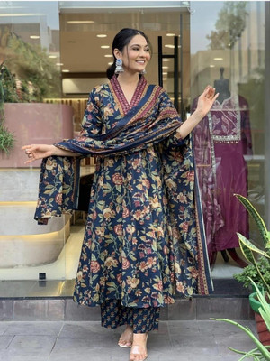 Divastri Women Kurta Palazzo Dupatta Set