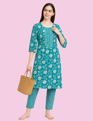 AAFTABSSHACOLLE Women Kurta Pant Set