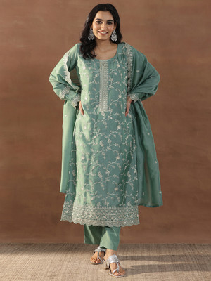 LIBAS Women Kurta Pant Dupatta Set