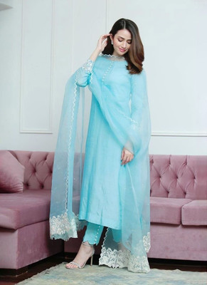 DD's creation Women Kurta Pant Dupatta Set