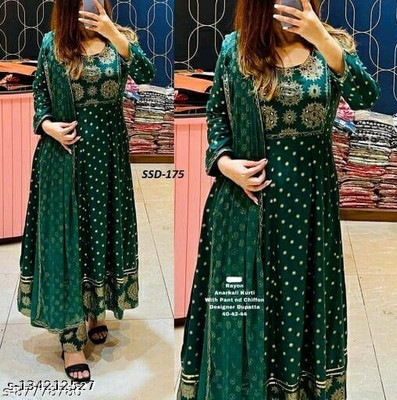 ROHIKA Women Kurta Palazzo Dupatta Set