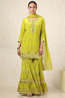 soch Women Kurta Sharara Attached Dupatta Set