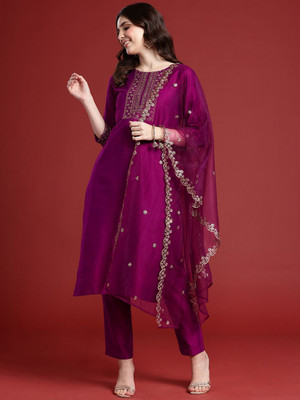 ANOUK Women Kurta Pant Dupatta Set