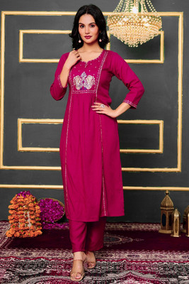 Kiya Enterprises Women Kurta Pant Set