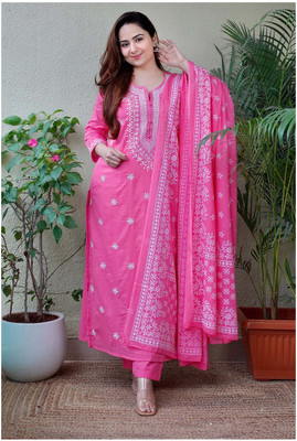 Amudee Fashion Women Kurta Pant Dupatta Set
