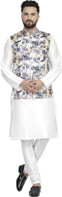 B BEN Men Kurta Pyjama Ethnic Jacket Set