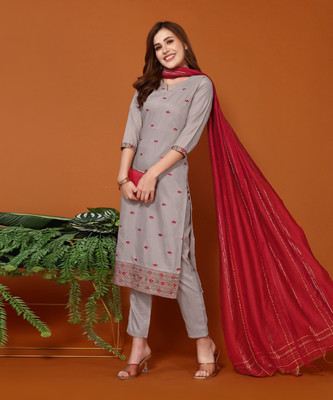 Skylee Women Kurta Palazzo Dupatta Set