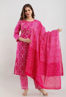 rudrama Women Kurta Pant Dupatta Set