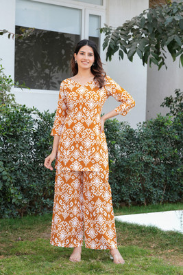 shobhit Women Kurta Palazzo Set