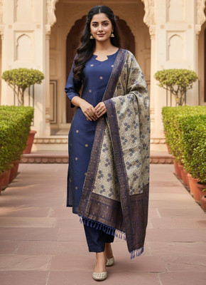 Trijal Fab Women Kurta Pant Dupatta Set