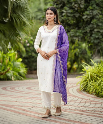RUPSUNAARI Women Kurti Pant Dupatta Set