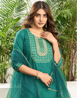 Skylee Women Kurta Pant Dupatta Set