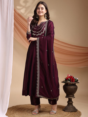 Gyavali Women Kurti Pant Dupatta Set