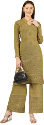 VEMRIS Women Kurta Palazzo Set