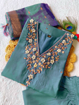 RAJLAXMI FASHION Women Kurti Palazzo Dupatta Set