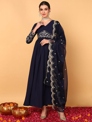 House of Pataudi Women Kurta Dupatta Set
