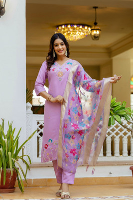 ZAVYAA Women Kurti Pant Dupatta Set