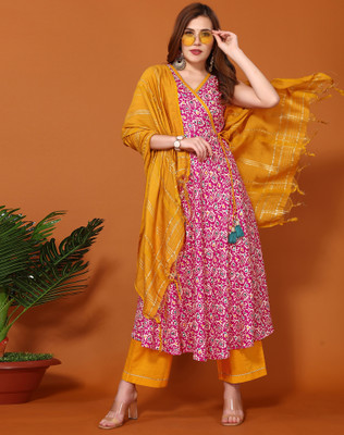 Tasrika Women Kurta Palazzo Dupatta Set