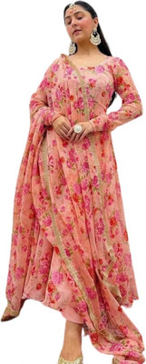 HouseOfCommon Women Ethnic Top Dupatta Set