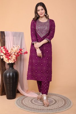 GVS SHOPPE Women Kurta Pant Set