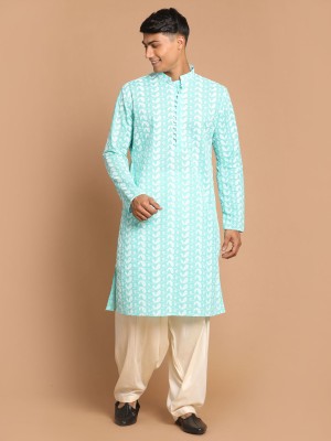 VASTRAMAY Men Kurta Patiala Set