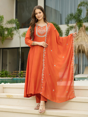 THE52 Women Kurti Pant Dupatta Set